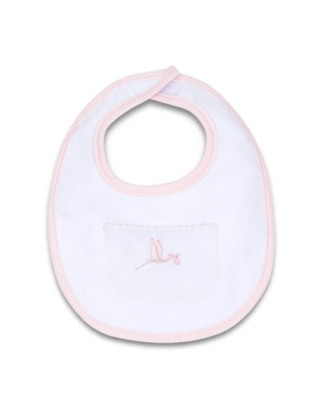 Canastilla chupete personalizado y complementos para recién nacido rosa