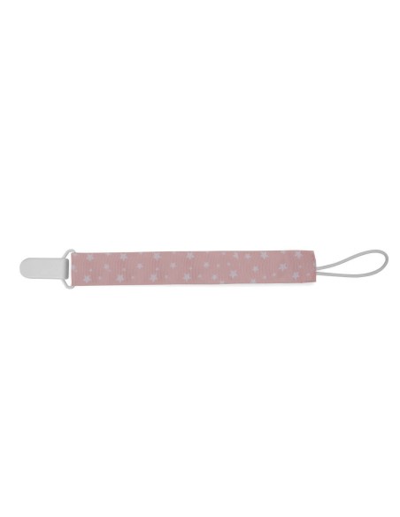 Canastilla chupete personalizado y complementos para recién nacido rosa