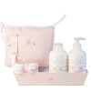 Pack chupetes personalizados con cosmética natural para recién nacido rosa