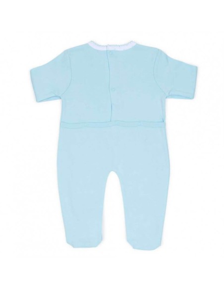 Canastilla Clásica Esencial con Osito Teddy azul