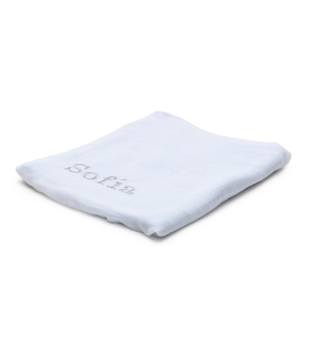 Canastilla Cosmética y Muselina Personalizada