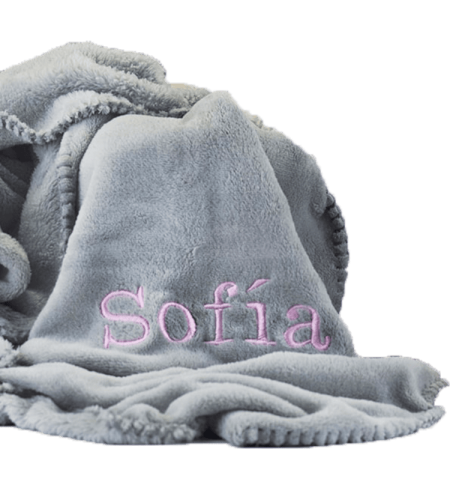 Vajilla de silicona + Manta polar invernal personalizada | Regalo Práctico para Bebé