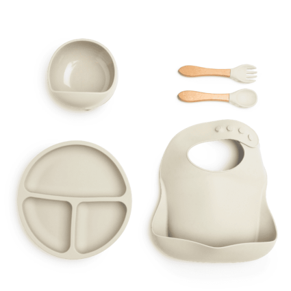 Vajilla de silicona + Manta polar invernal personalizada | Regalo Práctico para Bebé 2