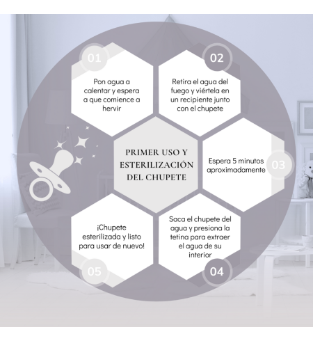 Doudou y chupete personalizado con el nombre del bebé | Regalo único y tierno