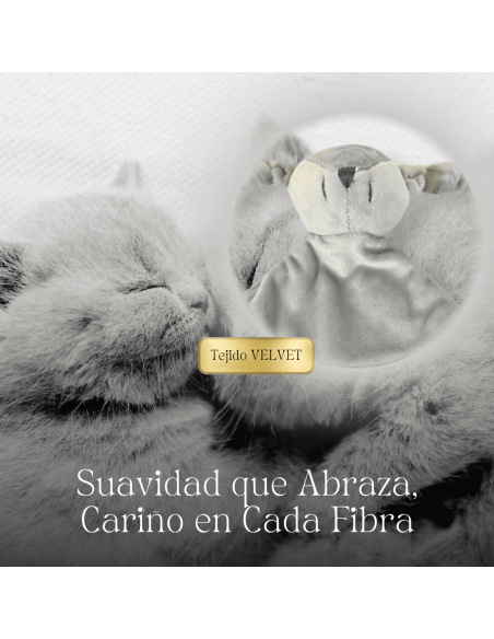 Pack de Doudou y 2 chupetes personalizados con nombre | Con sujetachupetes para bebé