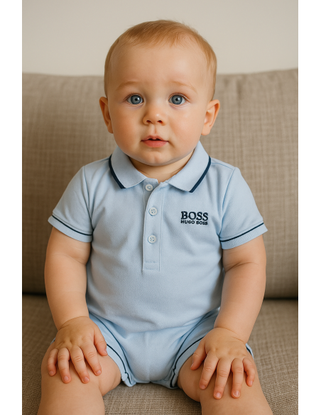 Canastilla Hugo Boss PoloBody para Bebé | Regalo Elegante y Personalizado - Bebé de París