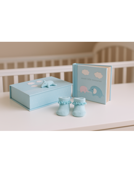 Set Regalo Bebé Elefante | Tierno y Original para Recién Nacidos - Bebé de París