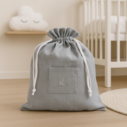 Chupete personalizada, funda de chupete y bolsa guardería 2