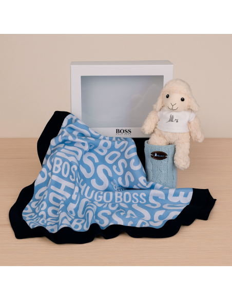 Set Mantita Hugo Boss para Bebé | Regalo Elegante y Cómodo – Bebé de París