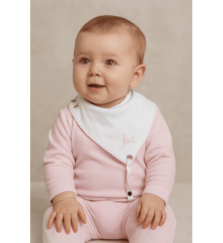 Set regalo baberos bordados con nombre | Personalización y ternura para el bebé