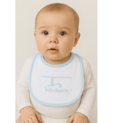 Babero con bolsillo y body personalizado | Regalo funcional para bebé