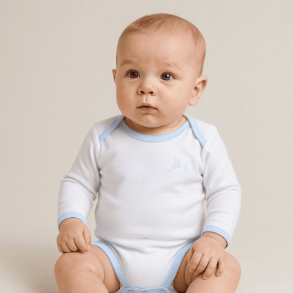 Body Bebé Basic Azul 2