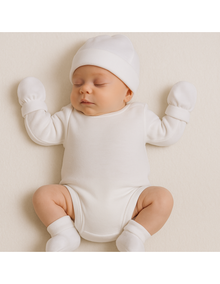 Canastilla ropa bebé niña con osito | Regalo perfecto para recién nacida