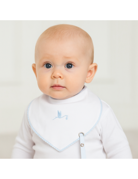 Set chupete y bandana para bebé | Accesorios con estilo para recién nacido