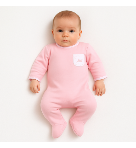 Canastilla manta personalizada y pijama | Regalo con nombre para recién nacido