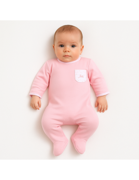 Canastilla manta personalizada y pijama | Regalo con nombre para recién nacido