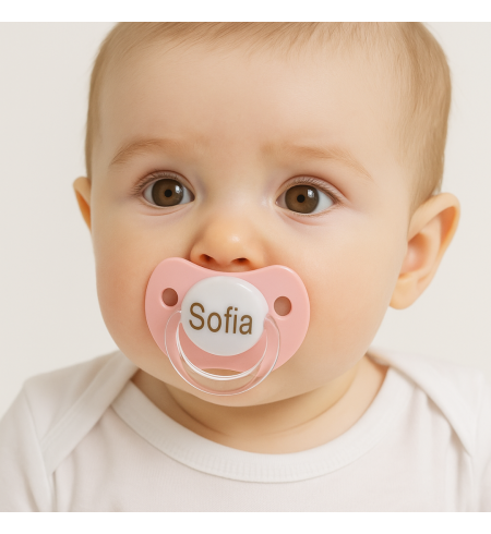 Set de muselina, doudou y chupete personalizado | Regalo ideal para recién nacido