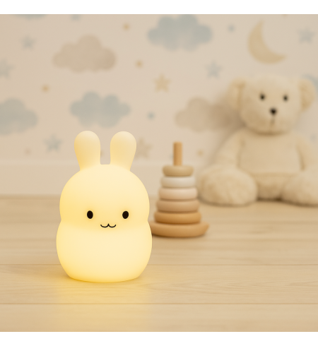 Lámpara de Luz, Oso de Peluche, Pijama, Doudou y Manta Personalizada | Regalo Completo para Bebé