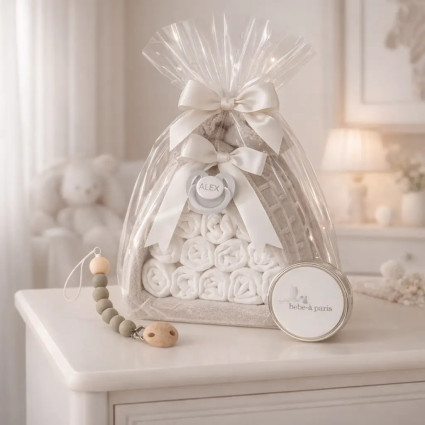 Tarta de Pañales con Chupetero | Regalo Original para Bebé