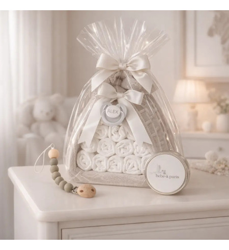 Tarta de Pañales con Chupetero | Regalo Original para Bebé