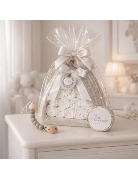 Tarta de Pañales con Chupetero | Regalo Original para Bebé