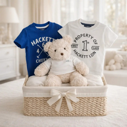 Canastilla Bebé Hackett Set Camisetas | Bebé de París 2