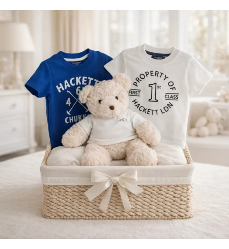Canastilla Bebé Hackett Set Camisetas | Bebé de París