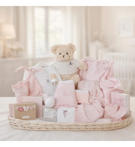Cesta Bebé Recuerdos Ensueño | Regalo Emotivo y Personalizado de Recuerdos - Bebé de París