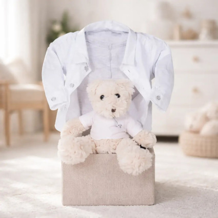 Set Vintage Hugo Boss para bebé | Canastilla de lujo para recién nacido 2