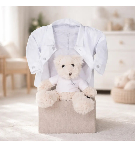 Set Vintage Hugo Boss para bebé | Canastilla de lujo para recién nacido