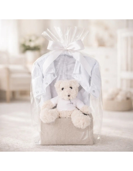 Set Vintage Hugo Boss para bebé | Canastilla de lujo para recién nacido