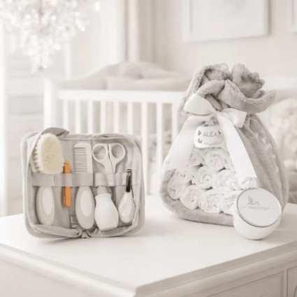 Tarta de Pañales con Set de Aseo | Regalo Completo para Recién Nacido 2