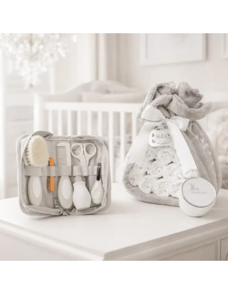 Tarta de Pañales con Set de Aseo | Regalo Completo para Recién Nacido