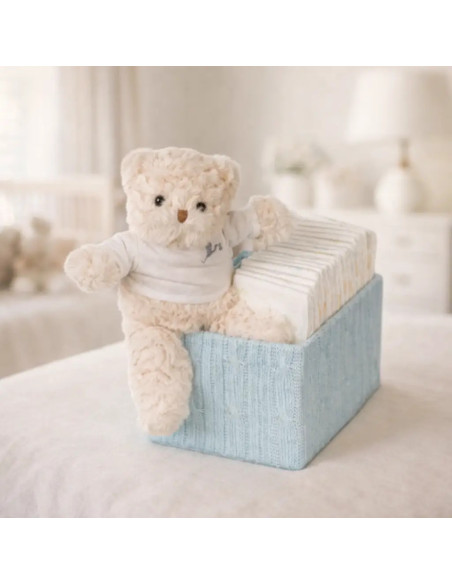 Tarta de Pañales Bebé Happy | Regalo Original, Práctico y Personalizado - Bebé de París