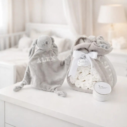 Tarta de Pañales con Doudou | Regalo Original para Bebé Recién Nacido 2