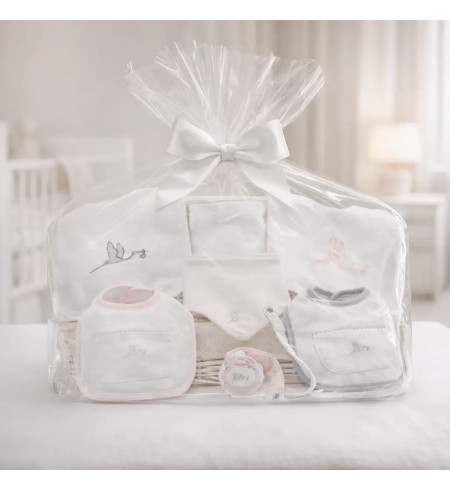 Set regalo baberos bordados con nombre | Personalización y ternura para el bebé