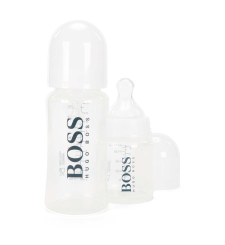 Set 2 Biberones Hugo Boss Blanco