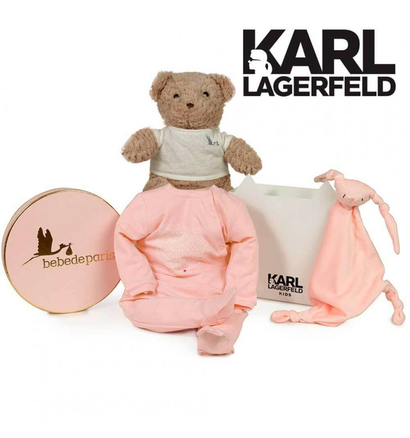 Canastilla bebé Karl Lagerfeld Serenity Rosa
