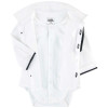 Body Camisa Corbata Karl Lagerfeld Blanco/Negro Open