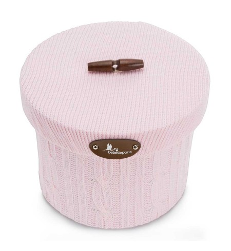 Caja Lana Redonda Rosa S