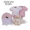 Canastilla Armani Baby Basics rosa