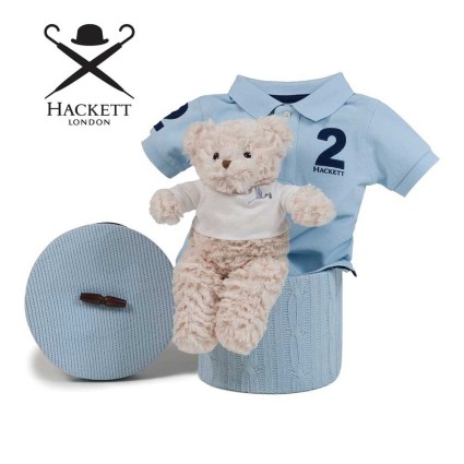 Canastilla Bebé Hackett Polo Azul