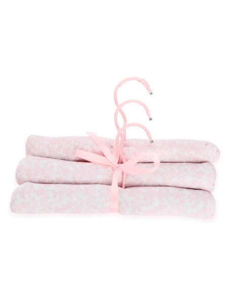 Juego Perchas Bebé Rosa