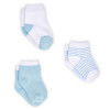 Set de tres calcetines de color azul