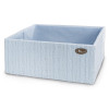 Caja rectangular lana grande color azul