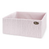 Caja rectangular lana grande color rosa