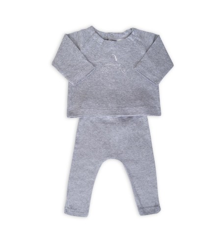 pijama gris