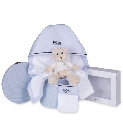 Canastilla bebé baño Hugo Boss