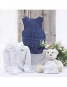 Canastillas Conjunto Ropa Bebé Niña con Oso de Peluche blanco