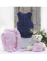 Canastillas Conjunto Ropa Bebé Niña con Oso de Peluche rosa